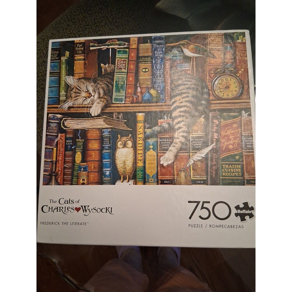Buffalo Games - Charles Wysocki - Frederick The Literate - 750 Toy New